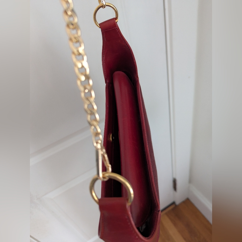 ❌ SOLD ❌ Dark red vintage Gucci 1973 shoulder bag - with dust bag - Picture 16 of 17